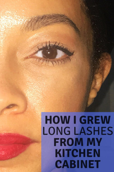How I Grew My Lashes from My Kitchen Cabinet